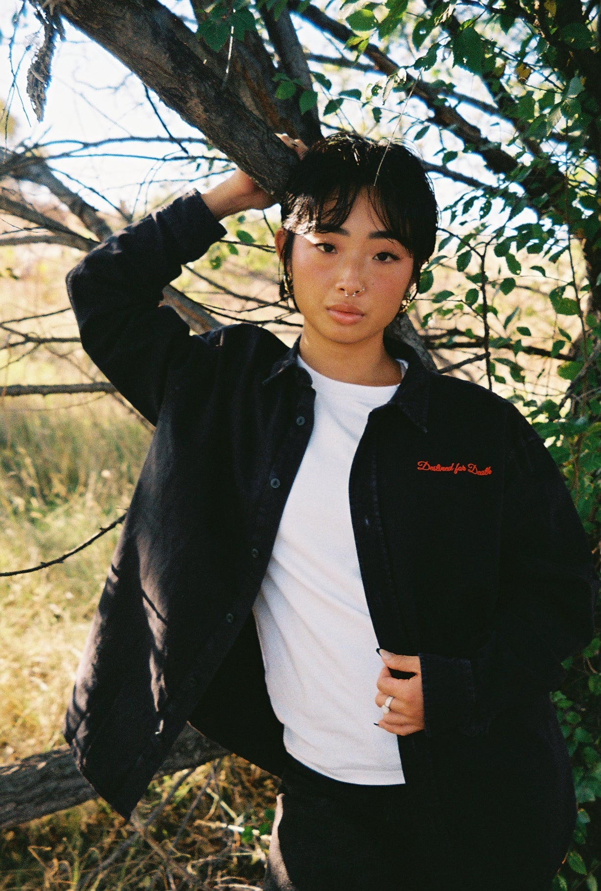 Destined for Death sustainable streetwear collection by Ether
Organic cotton streetwear reflecting transformation and rebirth