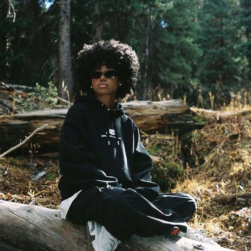Unisex eco-friendly streetwear hoodie made with 100% organic cotton